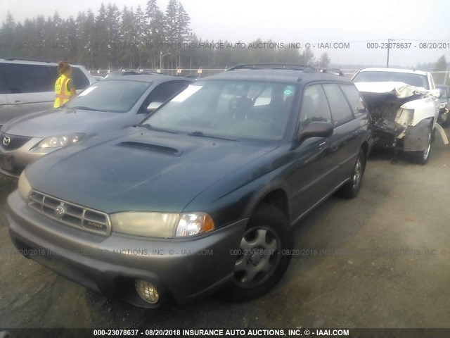 4S3BG6856X7640898 - 1999 SUBARU LEGACY OUTBACK/SSV/LIMITED/30TH GREEN photo 2