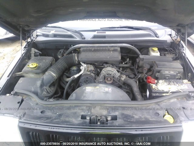 1J8HG48K16C258717 - 2006 JEEP COMMANDER BLACK photo 10