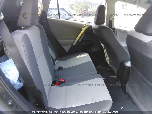 2T3BFREV1DW069572 - 2013 TOYOTA RAV4 LE GRAY photo 8