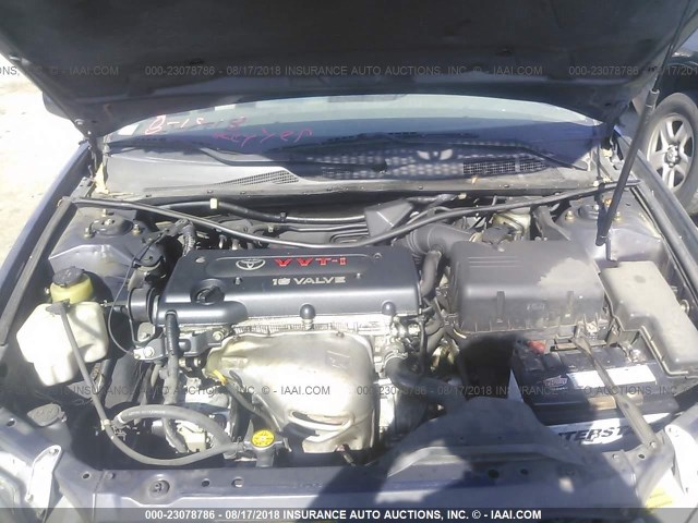 4T1BE32K52U513083 - 2002 TOYOTA CAMRY LE/XLE/SE Mavi foto 10