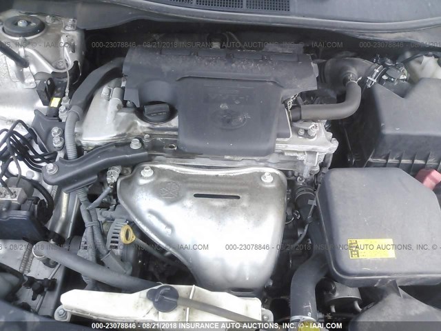 4T1BF1FK5EU394337 - 2014 TOYOTA CAMRY L/SE/LE/XLE 银色 照片 10