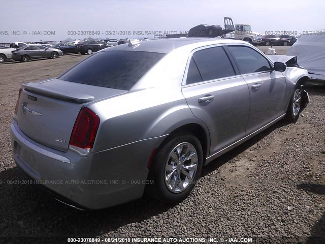 2C3CCAAG3FH931896 - 2015 CHRYSLER 300 LIMITED GRAY photo 4