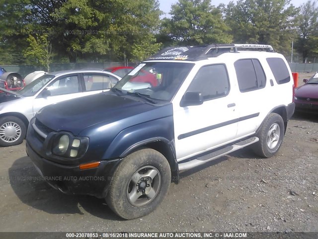 5N1ED28T62C555990 - 2002 NISSAN XTERRA XE/SE WHITE photo 2