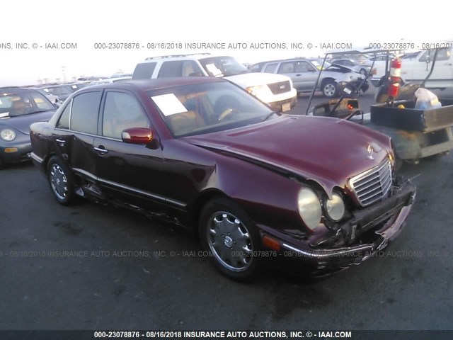 WDBJF70J21B197200 - 2001 MERCEDES-BENZ E 430 BURGUNDY photo 1