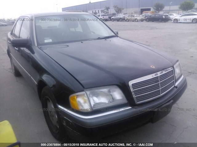 WDBHA22E8TF339559 - 1996 MERCEDES-BENZ C 220 BLACK photo 1