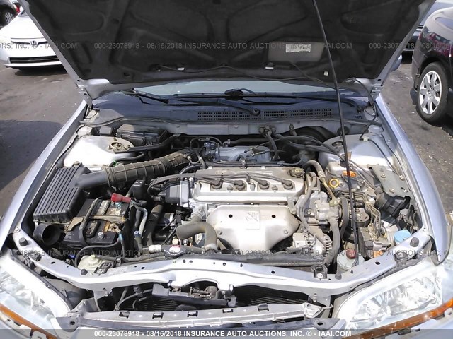 JHMCG56662C035496 - 2002 HONDA ACCORD EX SILVER photo 10