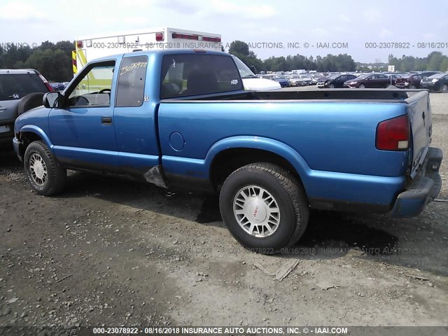 1GTDT19W1YK177758 - 2000 GMC SONOMA BLUE photo 3