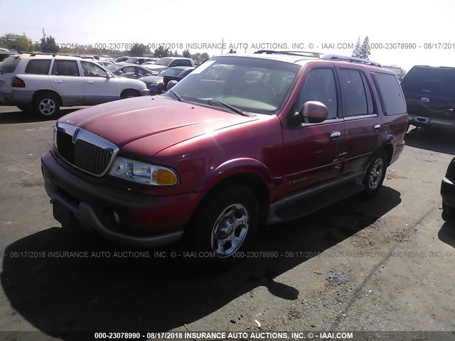 5LMFU28R41LJ20017 - 2001 LINCOLN NAVIGATOR Rot Foto 2