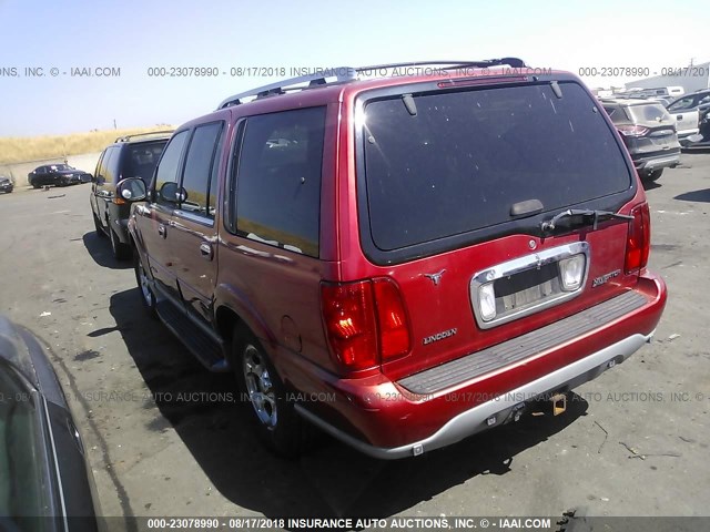 5LMFU28R41LJ20017 - 2001 LINCOLN NAVIGATOR Rot Foto 3