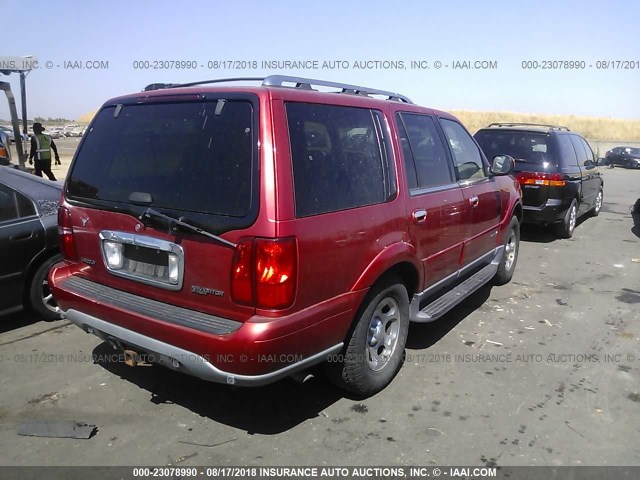 5LMFU28R41LJ20017 - 2001 LINCOLN NAVIGATOR Rot Foto 4