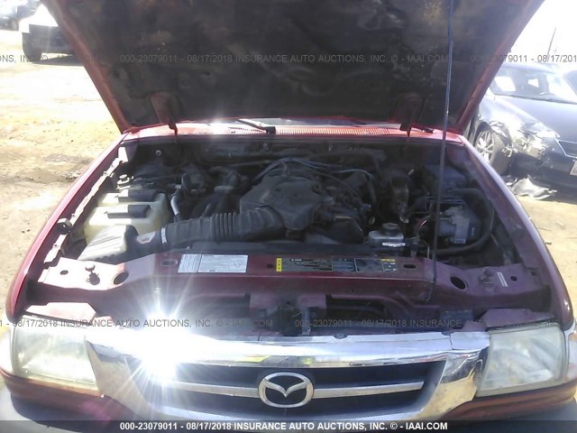 4F4ZR17E14TM10418 - 2004 MAZDA B4000 CAB PLUS RED photo 10