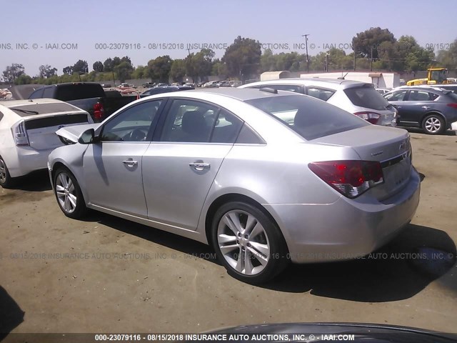 1G1PG5SB8G7104753 - 2016 CHEVROLET CRUZE LIMITED LTZ SILVER photo 3