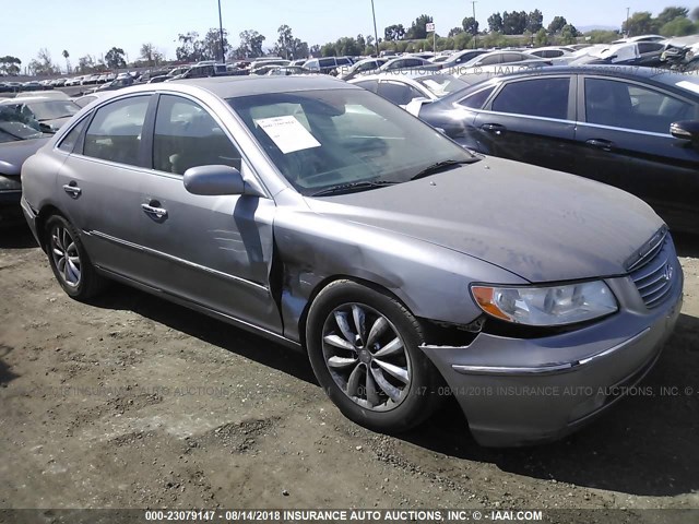 KMHFC46F26A056041 - 2006 HYUNDAI AZERA SE/LIMITED SILVER photo 1