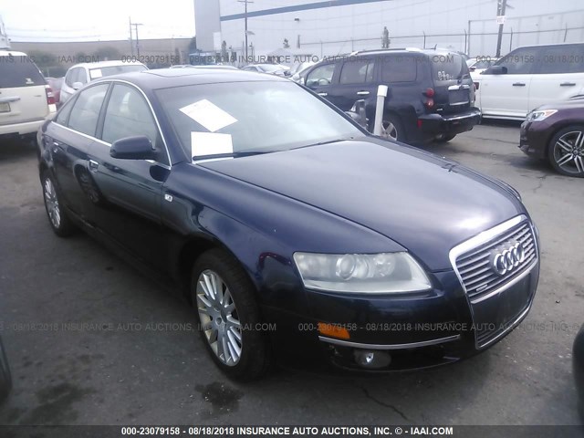 WAUDG74F76N028035 - 2006 AUDI A6 3.2 QUATTRO BLUE photo 1