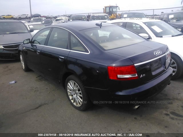 WAUDG74F76N028035 - 2006 AUDI A6 3.2 QUATTRO BLUE photo 3