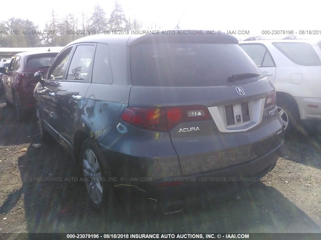 5J8TB1H51BA002755 - 2011 ACURA RDX TECHNOLOGY GRAY photo 3