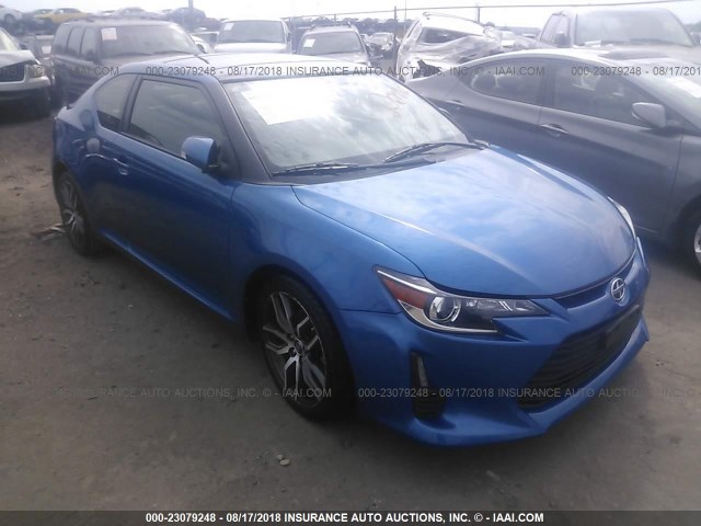 JTKJF5C7XGJ017796 - 2016 TOYOTA SCION TC 蓝色 照片 1