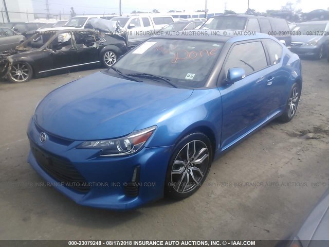 JTKJF5C7XGJ017796 - 2016 TOYOTA SCION TC 蓝色 照片 2
