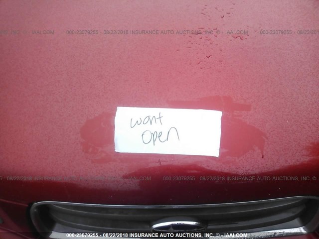 JF1SG65675H703405 - 2005 SUBARU FORESTER 2.5XS წითელი ფოტო 10