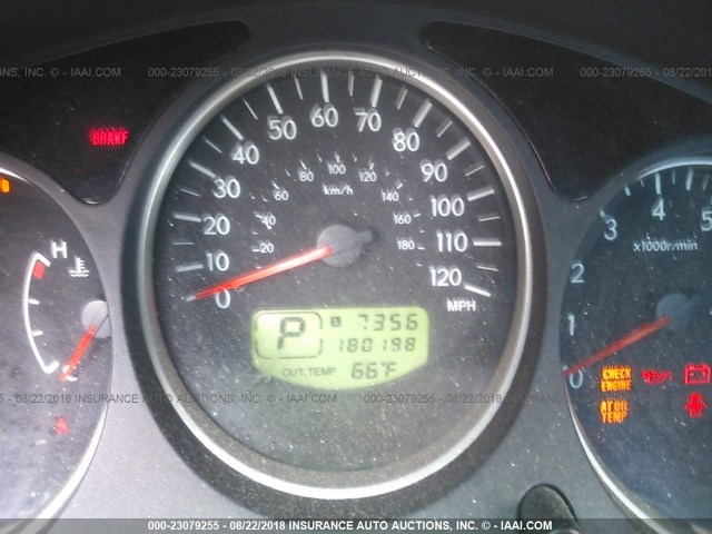 JF1SG65675H703405 - 2005 SUBARU FORESTER 2.5XS წითელი ფოტო 7