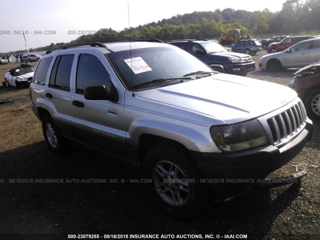 1J8GX48S94C412311 - 2004 JEEP GRAND CHEROKEE LAREDO/COLUMBIA/FREEDOM ვერცხლისფერი ფოტო 1