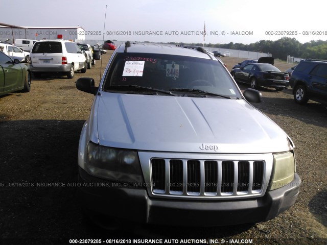 1J8GX48S94C412311 - 2004 JEEP GRAND CHEROKEE LAREDO/COLUMBIA/FREEDOM ვერცხლისფერი ფოტო 6