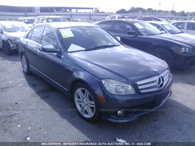 WDDGF56X38F032051 - 2008 MERCEDES-BENZ C 350 GRAY photo 1