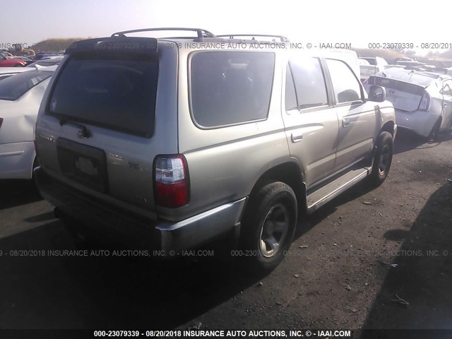 JT3GN86R010189856 - 2001 TOYOTA 4RUNNER SR5 GOLD photo 4