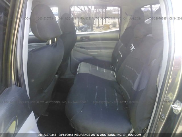 3TMJU4GN5DM148634 - 2013 TOYOTA TACOMA DOUBLE CAB PRERUNNER GRAY photo 8