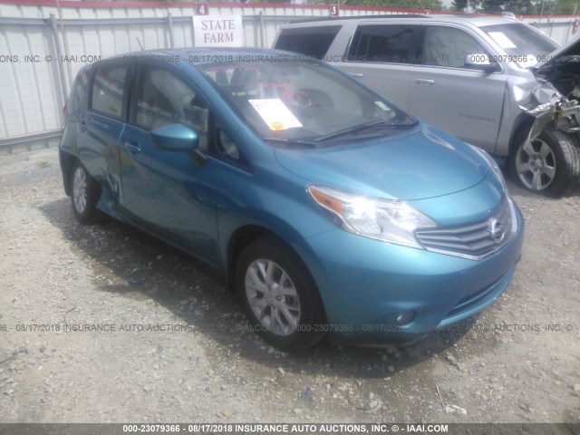 3N1CE2CP7GL363849 - 2016 NISSAN VERSA NOTE S/S PLUS/SV/SL/SR TEAL photo 1