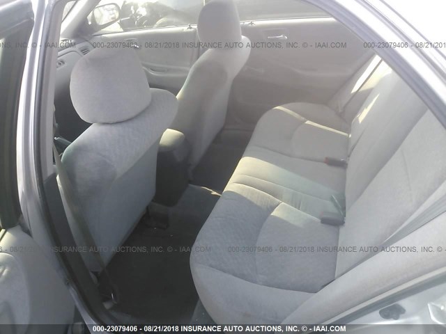 1HGCF86671A035993 - 2001 HONDA ACCORD VALUE SILVER photo 8