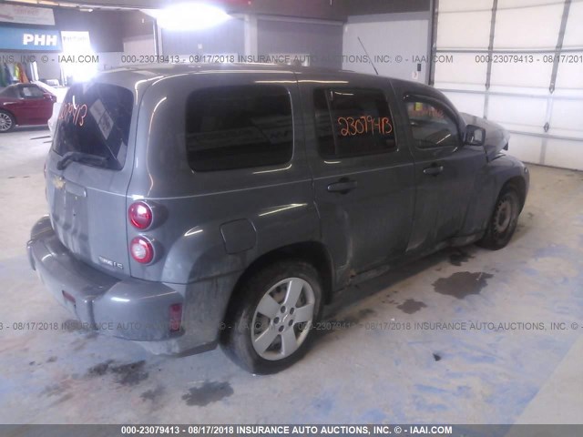 3GNCA13B29S608919 - 2009 CHEVROLET HHR LS Gris foto 4