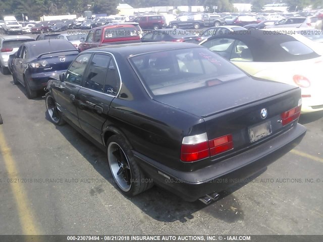 WBAHE6316RGF25788 - 1994 BMW 540 I AUTOMATIC BLACK photo 3