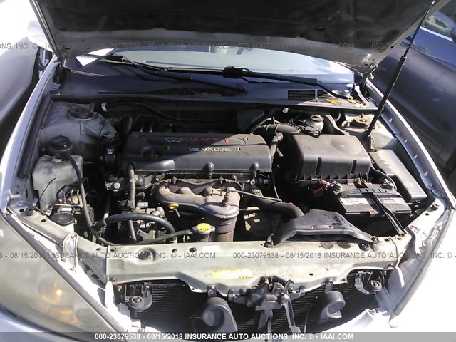 4T1BE32K25U432076 - 2005 TOYOTA CAMRY LE/XLE/SE 银色 照片 10