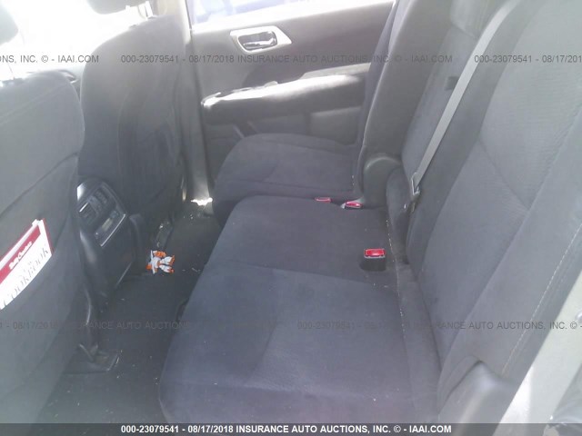 5N1AR2MN8EC659375 - 2014 NISSAN PATHFINDER S/SV/SL/PLATINUM WHITE photo 8