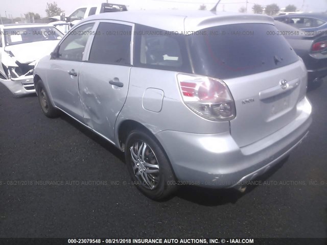 2T1KR32E45C354738 - 2005 TOYOTA COROLLA MATRIX XR SILVER photo 3