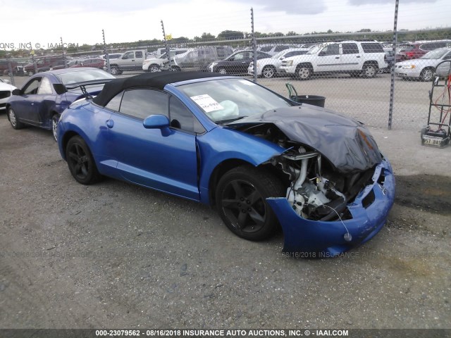 4A3AL25F08E004520 - 2008 MITSUBISHI ECLIPSE SPYDER GS BLUE photo 1