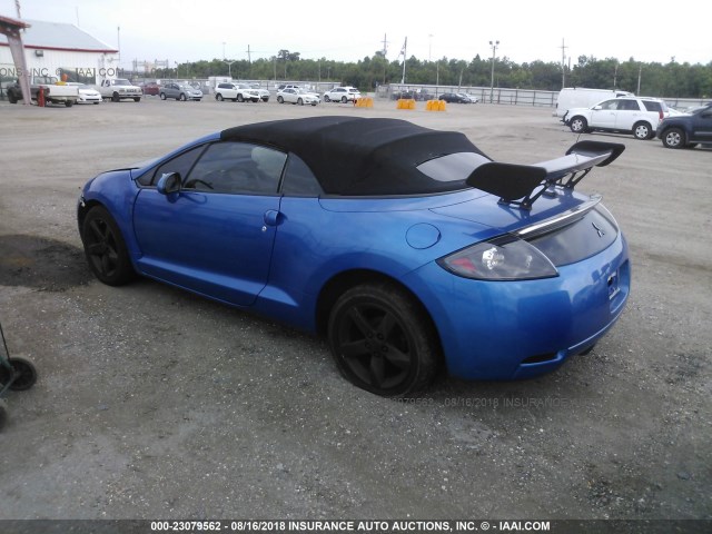 4A3AL25F08E004520 - 2008 MITSUBISHI ECLIPSE SPYDER GS 蓝色 照片 3