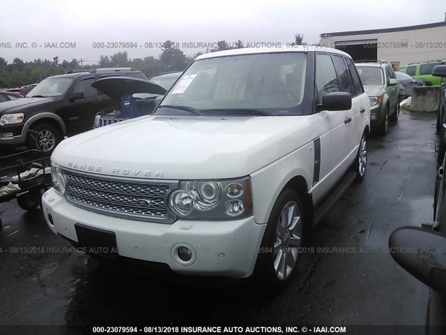 SALMF13406A218553 - 2006 LAND ROVER RANGE ROVER SUPERCHARGED WHITE photo 2