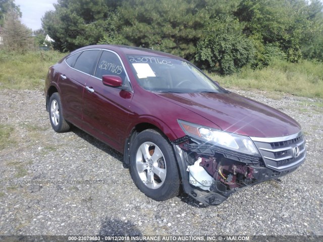 5J6TF1H30AL009629 - 2010 HONDA ACCORD CROSSTOUR  MAROON photo 1