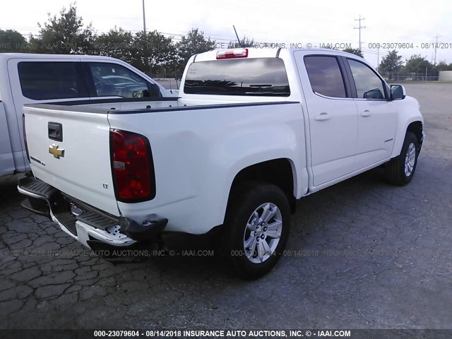 1GCGSCEN0K1102555 - 2019 CHEVROLET COLORADO LT WHITE photo 4