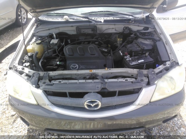 4F2CZ06143KM12935 - 2003 MAZDA TRIBUTE ES 银色 照片 10