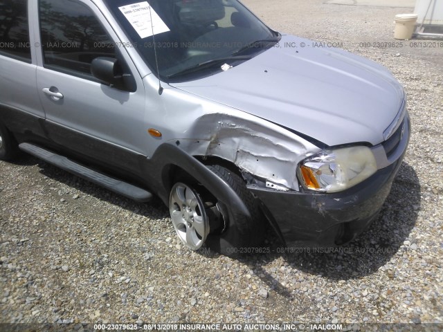 4F2CZ06143KM12935 - 2003 MAZDA TRIBUTE ES SILVER photo 6