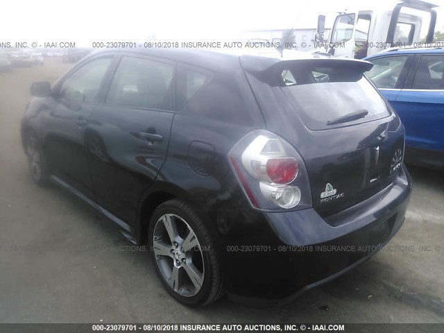 5Y2SR67039Z439323 - 2009 PONTIAC VIBE GT BLACK photo 3