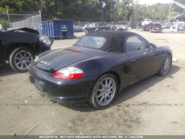 WP0CB29873U662215 - 2003 PORSCHE BOXSTER S BLACK photo 4