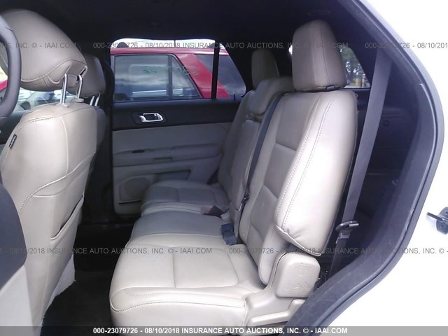 1FM5K8AR9DGA31560 - 2013 FORD EXPLORER POLICE INTERCEPTOR WHITE photo 8