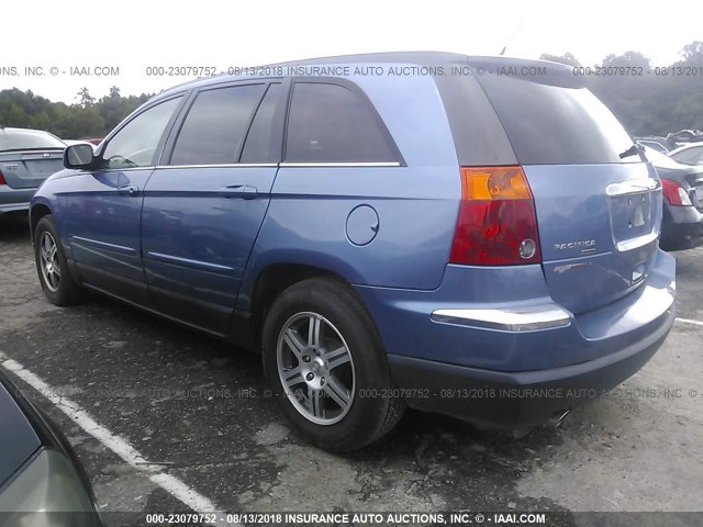 2A8GM68X67R164398 - 2007 CHRYSLER PACIFICA TOURING BLUE photo 3