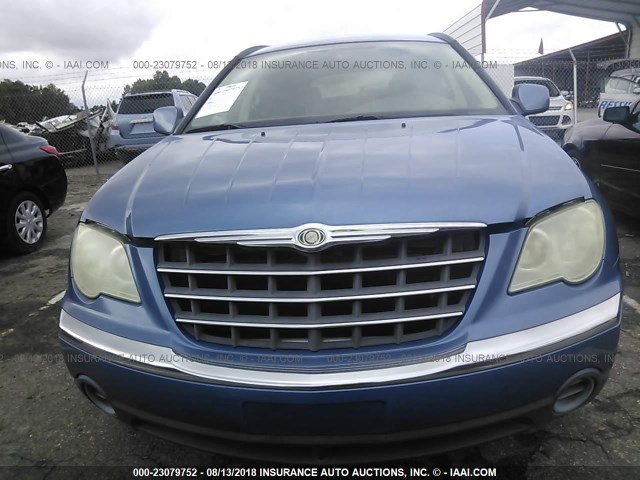 2A8GM68X67R164398 - 2007 CHRYSLER PACIFICA TOURING BLUE photo 6