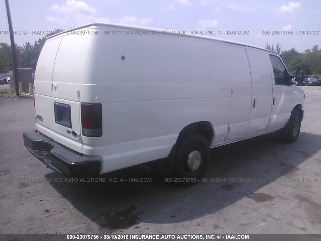 1FTSS3EL3ADA11057 - 2010 FORD ECONOLINE E350 SUPER DUTY VAN WHITE photo 4