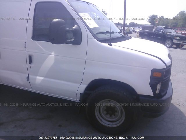 1FTSS3EL3ADA11057 - 2010 FORD ECONOLINE E350 SUPER DUTY VAN WHITE photo 6